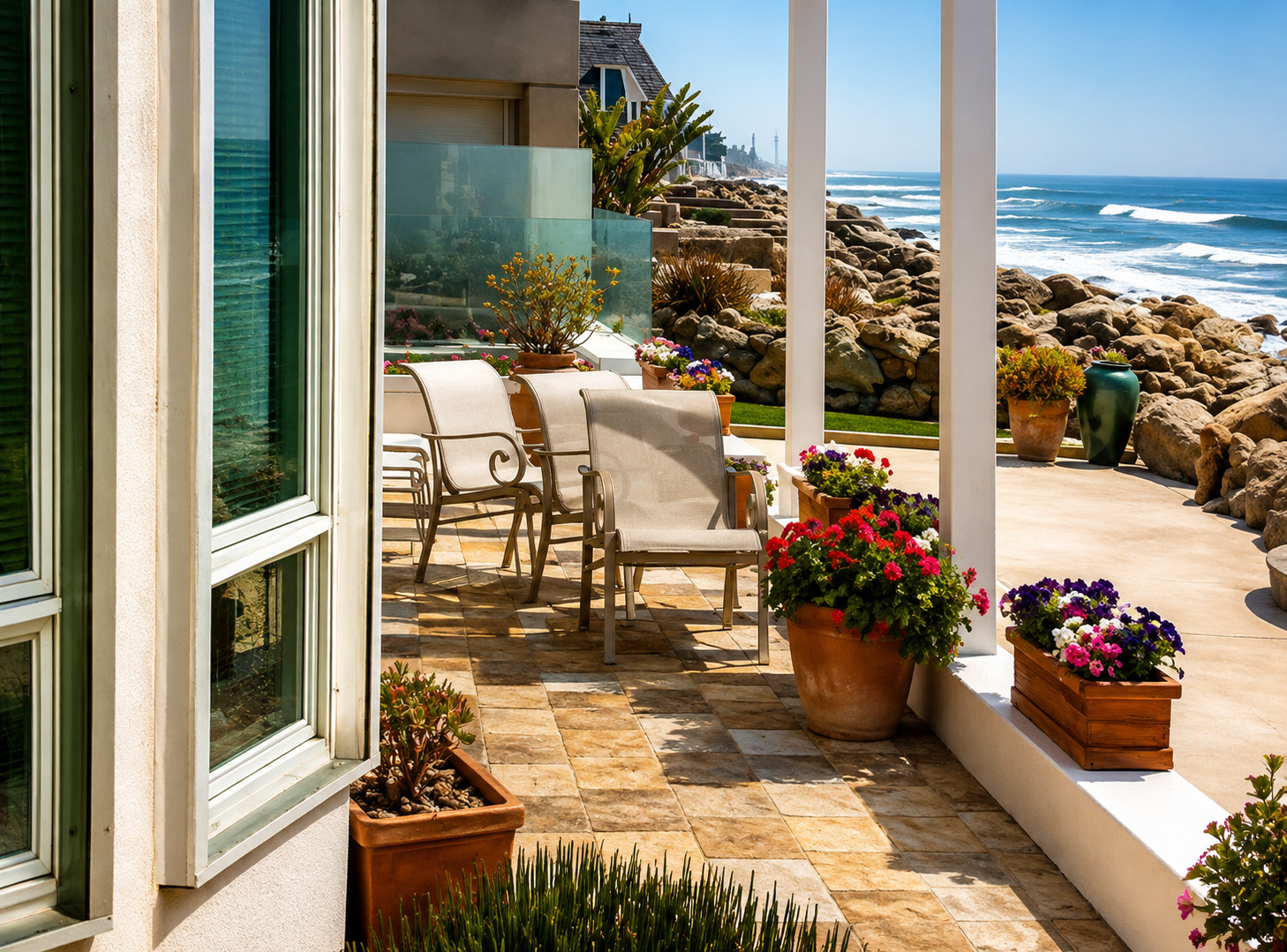 An exterior remodel, view five