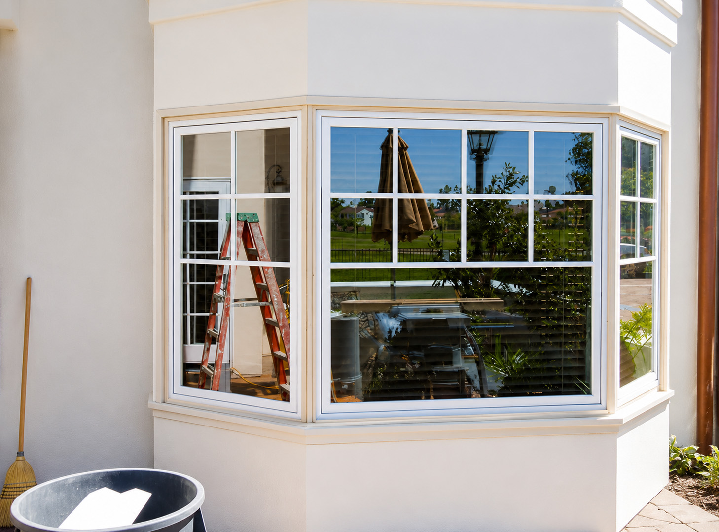 An exterior remodel, view six